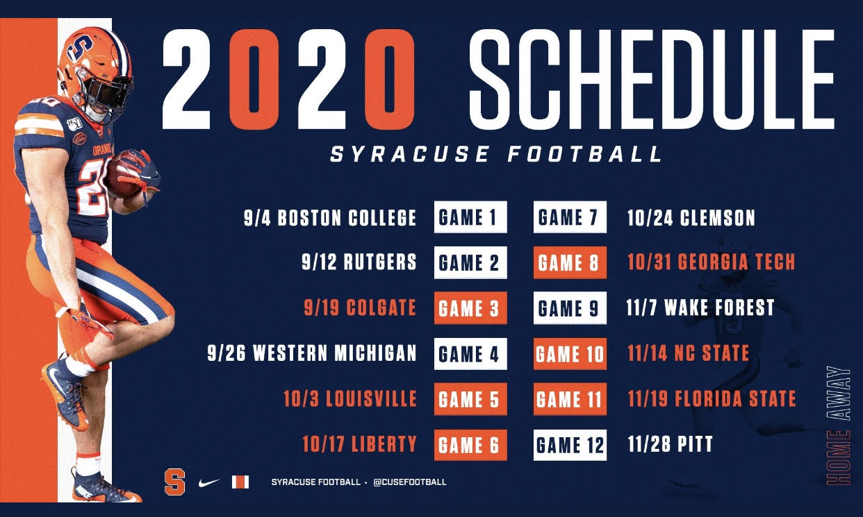 Breaking down the 2020 Syracuse football schedule Student Union Sports