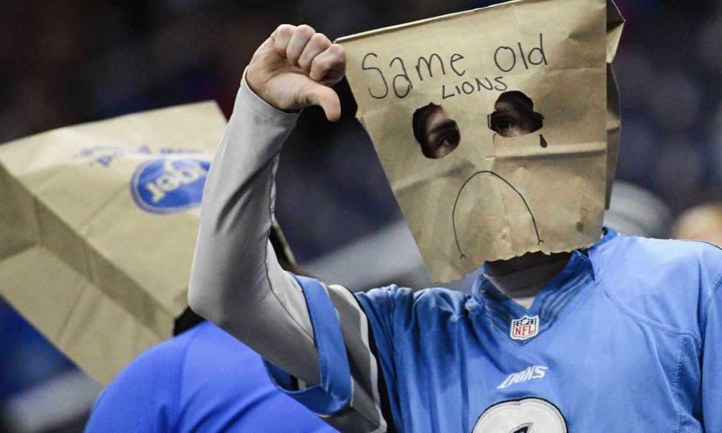 The Struggles of Being a Detroit Lions Fan Student Union Sports